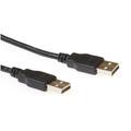 ACT USB2 Kabel A-A -  3,0 m Spesial A-A USB Kabel Sort